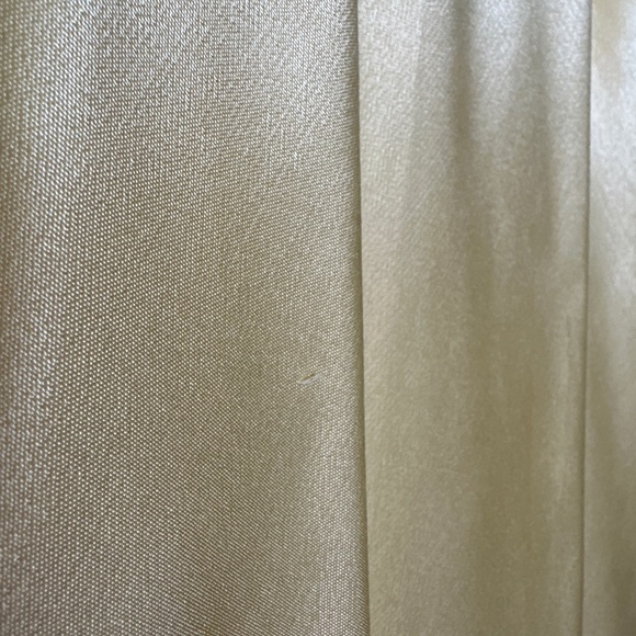 Yellow Silk Slip Dress Bardot - Picture 6 of 11